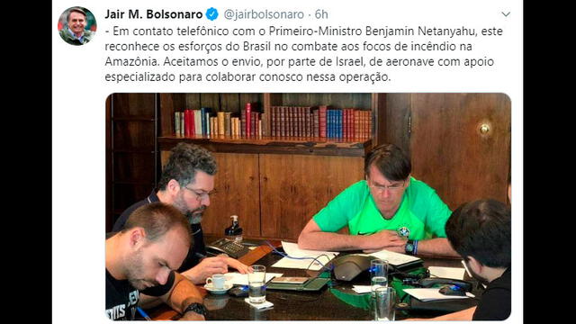Twitter de Jair Bolsonaro