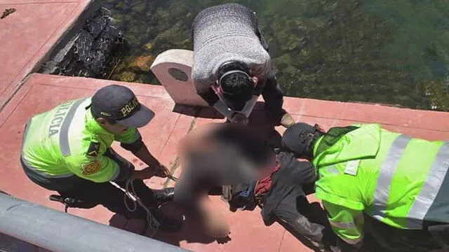 Puno: encuentran cuerpo de varón flotando en el lago Titicaca