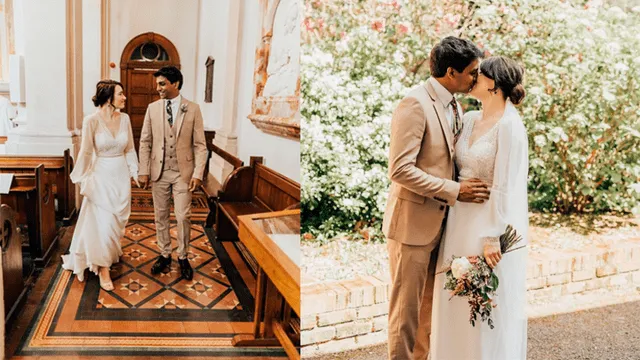 Médico y enfermera se casan en hospital donde trabajan atendiendo pacientes con COVID-19