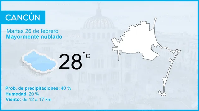 Clima en México: Este es el pronóstico del tiempo para hoy martes 26 de febrero de 2019