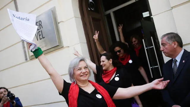 Mujeres feministas celebraron en Chile