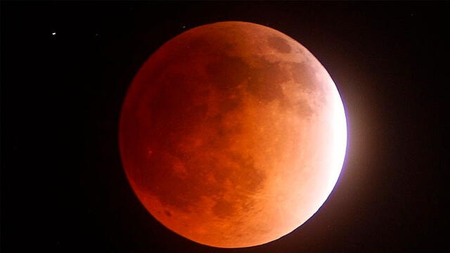 La "luna de sangre" se observará en algunos lugares del planeta este 16 de julio.