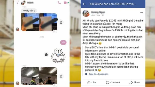 Trabajadora de aeropuerto de Vietnam tomó fotografías a los pasaportes de Chanyeol y Sehun. Luego pidió disculpas.