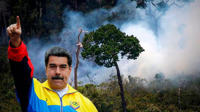 En un mensaje difundido por el régimen Venezuela muestra su apoyo por incendios. Foto: composición.