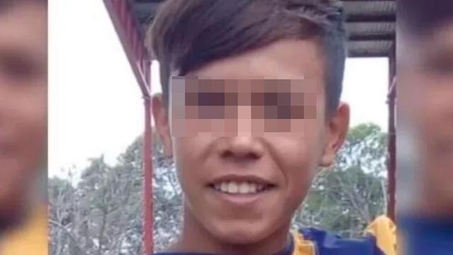 Diego Román de 12 años fue hallado muerto en una cancha de fútbol. Foto: El Clarín.