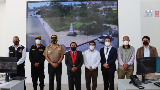 Autoridades de Lambayeque participaron en ceremonia del lanzamiento del Botón de Pánico