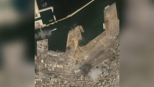 Foto tomada el 6 de agosto de 2020 por el satélite PerúSAT-1.