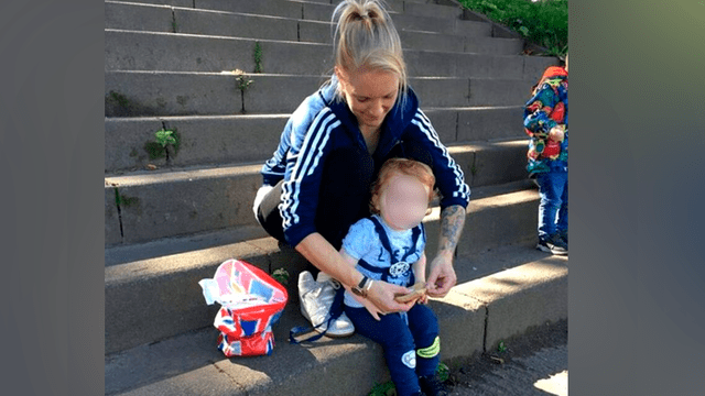 La oficial recluida tenía un pequeño hijo. (Foto: DailyMail)