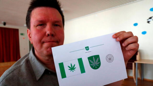 Pueblo de Estonia decide poner la hoja de marihuana como símbolo de su bandera 