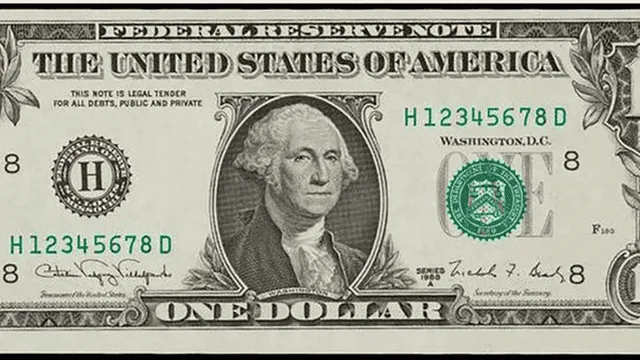 Billetes de dólar escalera