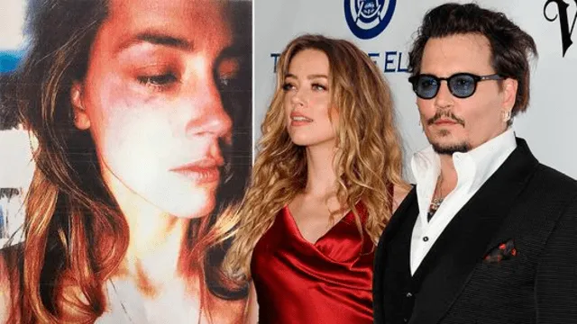 Amber Heard acusó de violencia física a Johnny Depp.