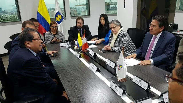 Fiscal de la Nación se reúne con titulares de la Fiscalía y Policía Nacional de Colombia