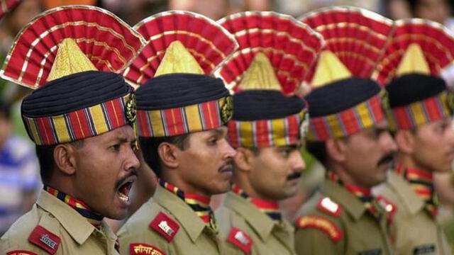 Soldados de India. Foto: AFP.