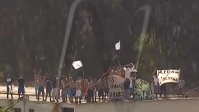 protesta penal de Lurigancho