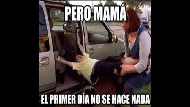 Retorno a clases presenciales 2022: los mejores memes del primer día de clases. Foto: captura.