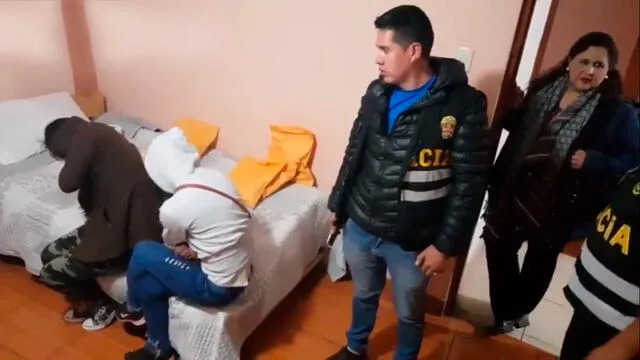 Policías rescataron a varias víctimas de trata de personas en Cusco. Foto: PNP