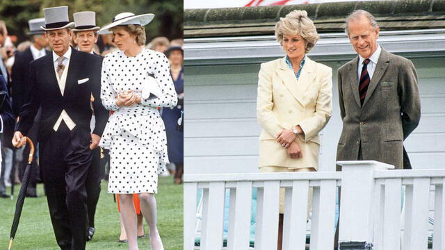 Diana de Gales y el príncipe Felipe. Foto: difusión