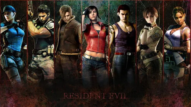 Personajes de Resident Evil. Créditos: Capcom