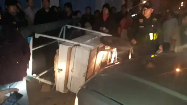 Daniel Lazo es acusado de ocasionar accidente de tránsito en Tacna [FOTOS Y VIDEO]