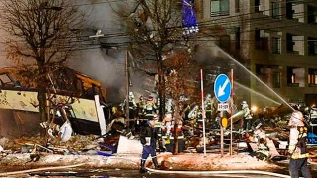 Impactantes imágenes de explosión en restaurante que dejó más de 40 heridos en Japón