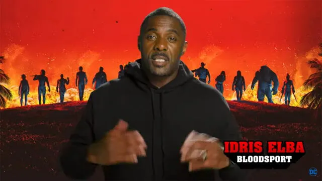 Idris Elba en el DC FanDome 2021. Foto: captura / DC FanDome 2021