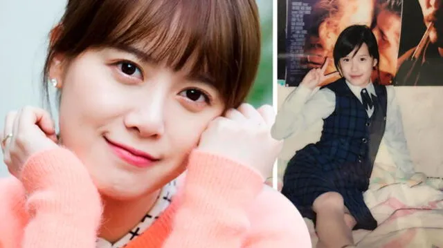 Goo Hye Sun compartió en Instagram imágenes desconocidas de su infancia.