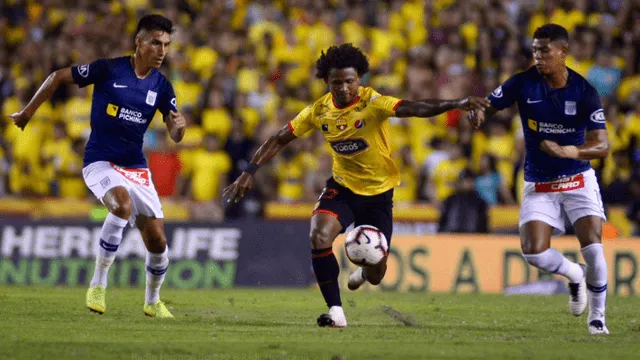 Alianza Lima 1-2 Barcelona SC : Triunfo 'canario' en la 'Noche Amarilla'