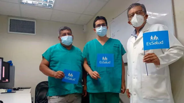 Cardiólogos del Hospital Almanzor Aguinaga de Chiclayo
