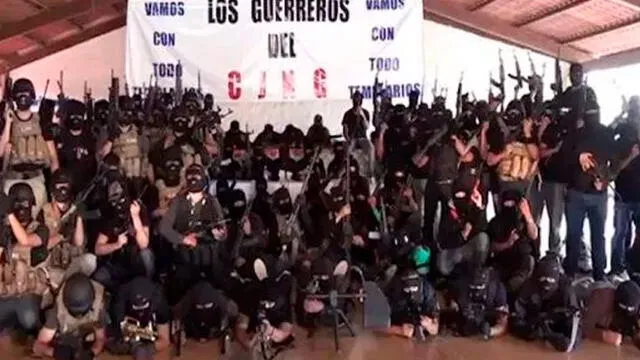 Se cree que los miembros del CJNG están detrás de los últimos asesinatos en México. Foto: difusión.