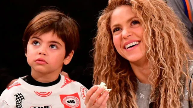 Shakira y su primogénito Milan