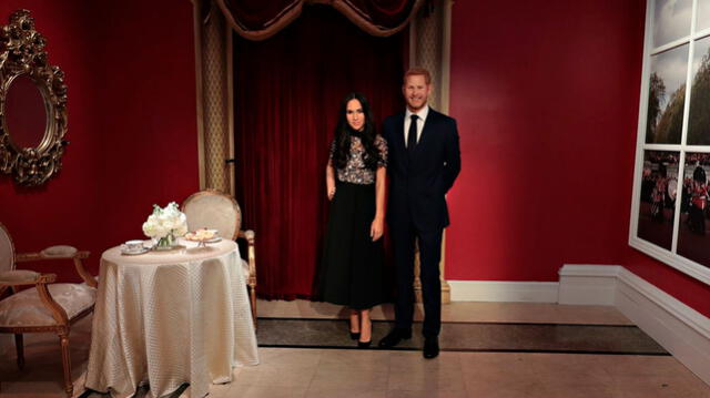 Retiran las estatuas del príncipe Harry y Meghan Markle de la exposición de  la familia real en el museo de Madame Tussauds. Foto: Instagram