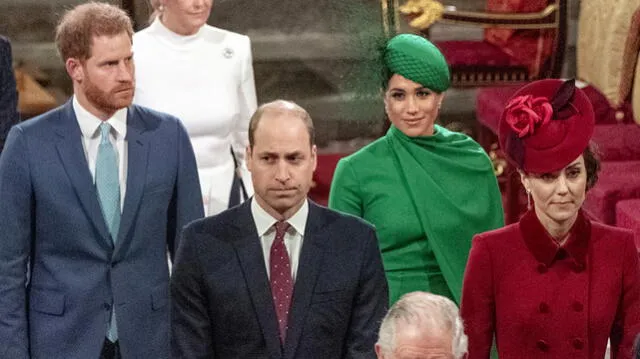 Meghan Markle, príncipe Harry, príncipe William, Kate Middleton