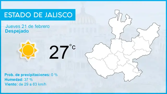Conoce el clima en México hoy jueves 21 de febrero, según el pronóstico del tiempo Conoce el clima en México hoy jueves 21 de febrero, según el pronóstico del tiempo