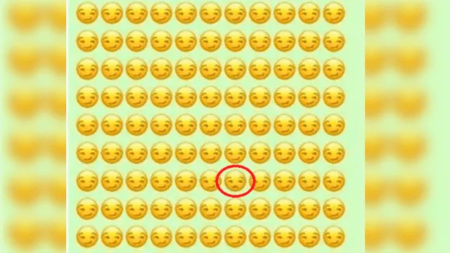 Facebook viral: ¿Puedes hallar el emoji diferente en 10 segundos? El nuevo reto visual difícil de superar [FOTOS]