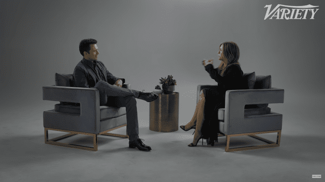 En la entrevista de Variety, Jennifer Aniston conversó con Sebastian Stan. Foto: Variety.