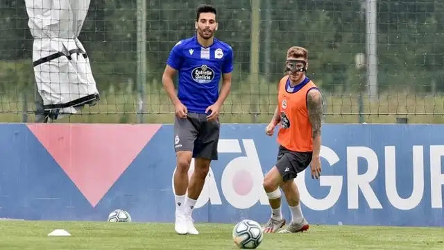Eneko Bóveda, defensor y referente del Deportivo La Coruña. Foto: Marca.