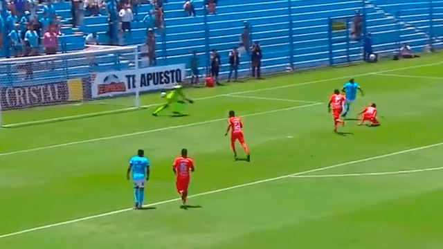 Sporting Cristal vs César Vallejo: Emanuel Herrera de media vuelta abre el marcador [VIDEO]