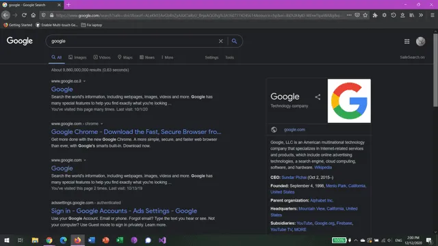Interfaz oscura de Google en el navegador de Firefox. Foto: Pixel3aXL / Reddit