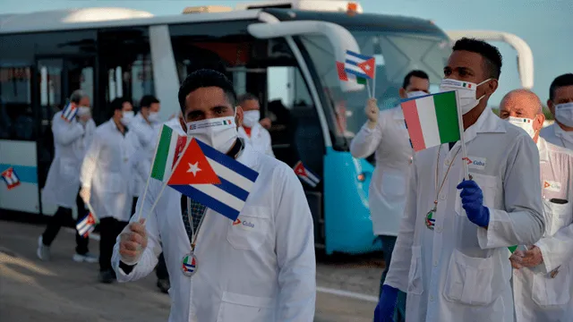 Cuba envió médicos a diferentes países del mundo.