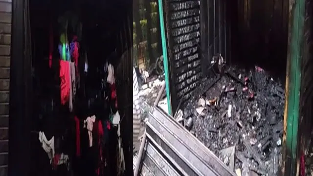 La Victoria: así quedó la galería "La Camita" tras incendio en Gamarra [VIDEOS]
