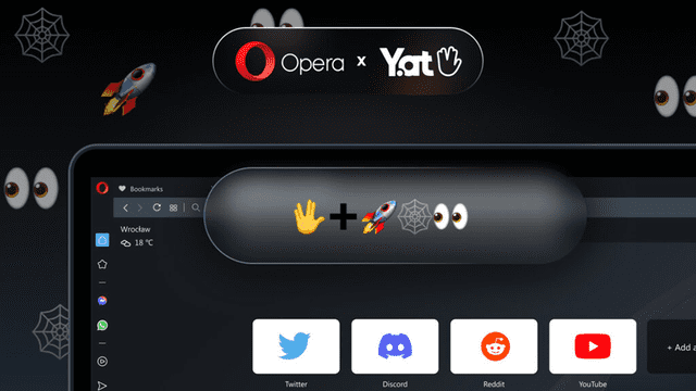 Los usuarios solo tendrán que colocar una cadena de emojis para acceder a páginas web. Foto: Opera