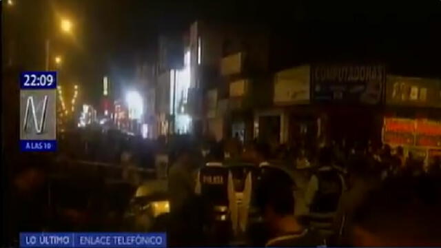 Comas: Balacera en la Av. Túpac Amaru dejó un muerto y un herido [VIDEO] 