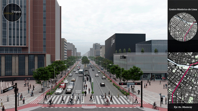 Avenida Abancay (2035). Foto: Utopías Urbanas