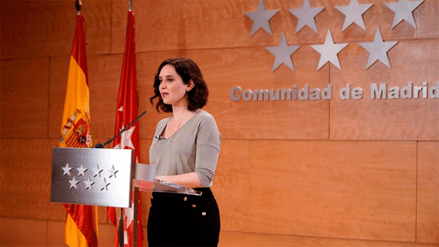 Isabel Díaz Ayuso, presidenta de la Comunidad de Madrid.