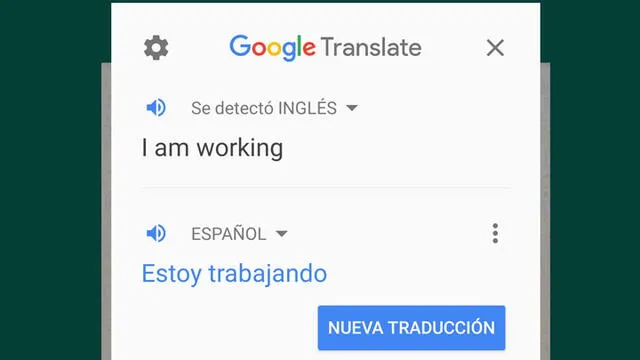 WhatsApp: así puedes traducir tus mensajes de inglés a español al instante [FOTOS]