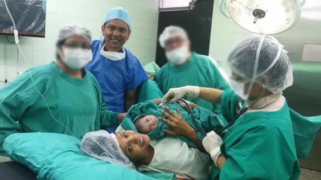 Anthony Pazos, prometido de Rocío Miranda, emocionado en el nacimiento de su hijo. (Foto: captura)