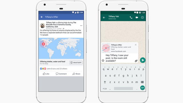 WhatsApp permitirá a los usuarios enviar avisos de emergencia a sus familiares