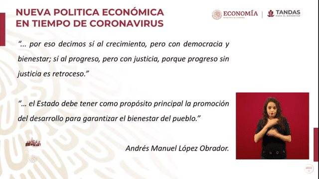 Tandas del Bienestar forma parte de las nuevas políticas económicas en tiempo de coronavirus que se desarrolla en México. (Foto: Captura)