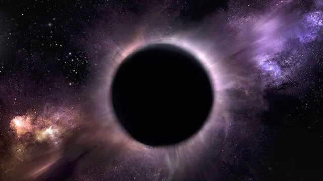 Desde fuera, un GEODE luce similar a un agujero negro. Crédito: B. Kiziltan / T. Karacan.