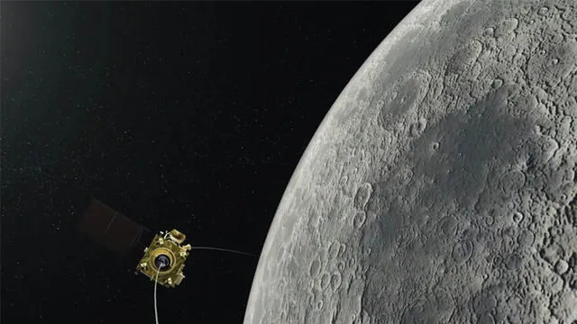 Chandrayaan-2  se dirigía al polo sur de la Luna. Foto: ISRO
